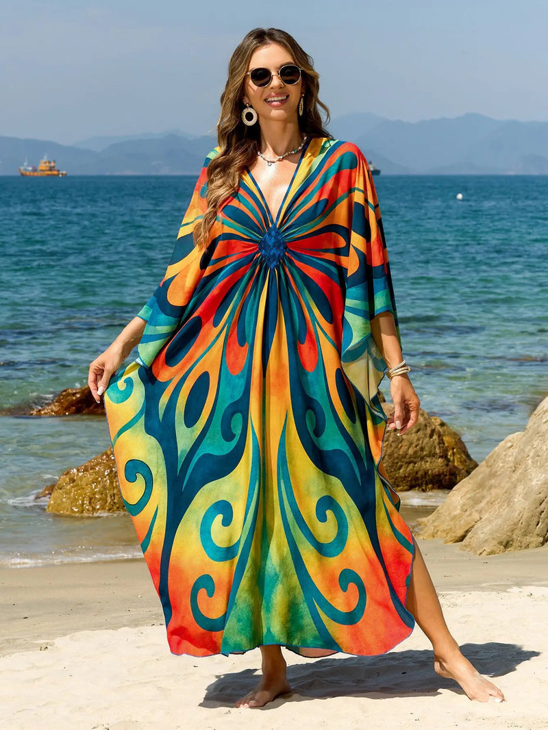 Aurora Wave Kaftan - vetitus -