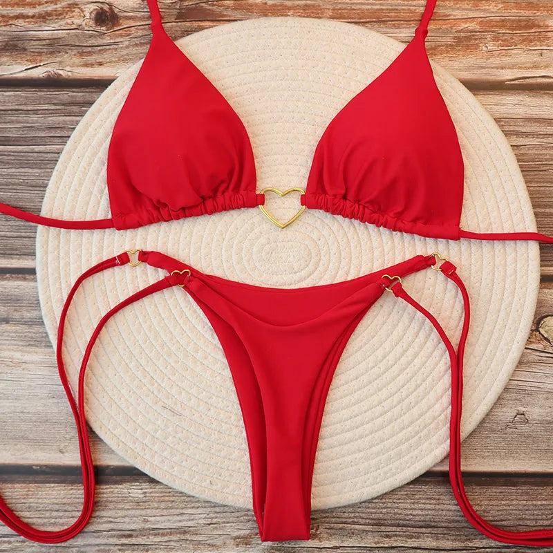 Valora Heart Bikini Set