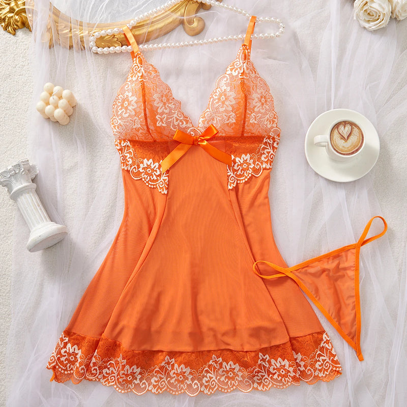Valencia Lace Babydoll
