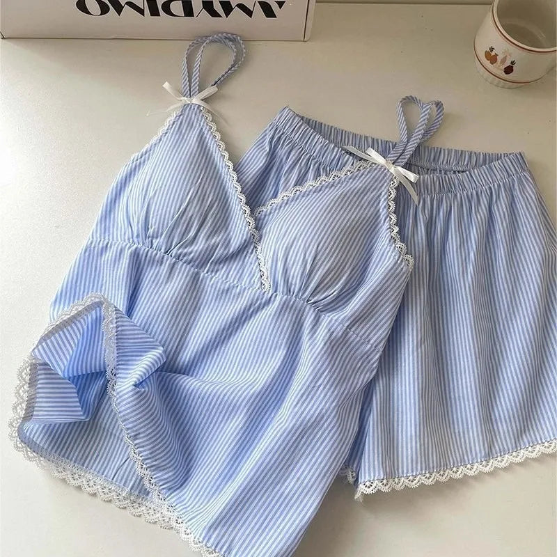 Celeste Stripe Pyjama Set