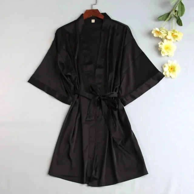 Seraphine Bridal Satin Robe - vetitus -