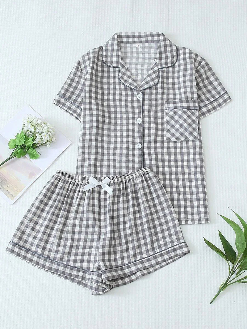 Roselle Gingham Pyjama Set