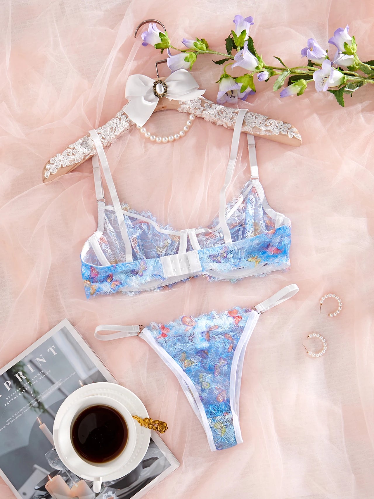 Aurelia Butterfly Lace Set - vetitus -