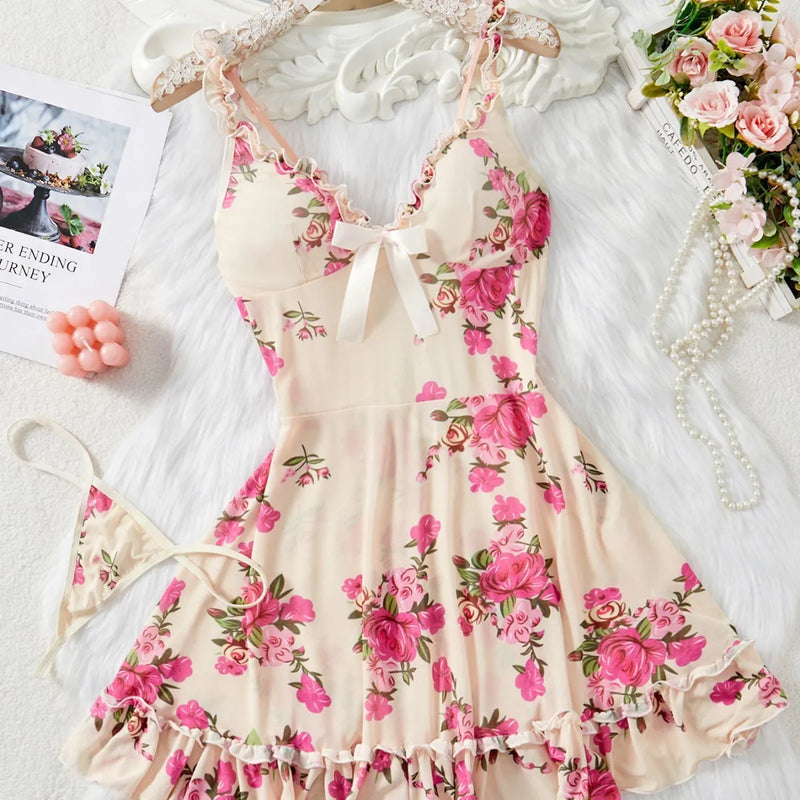 Rosavelle Floral Babydoll - vetitus -