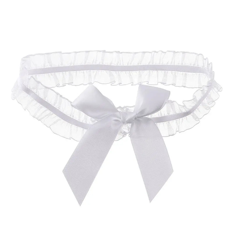 Velour Bow Garter - vetitus -
