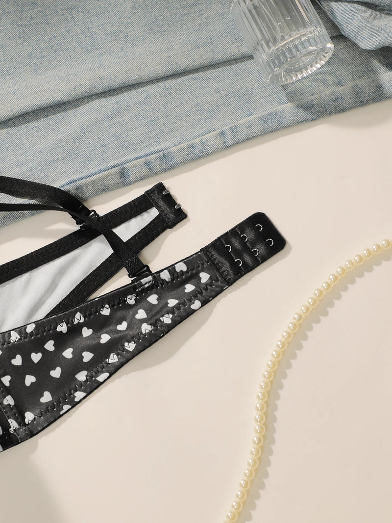 Amour Heart Lingerie Set