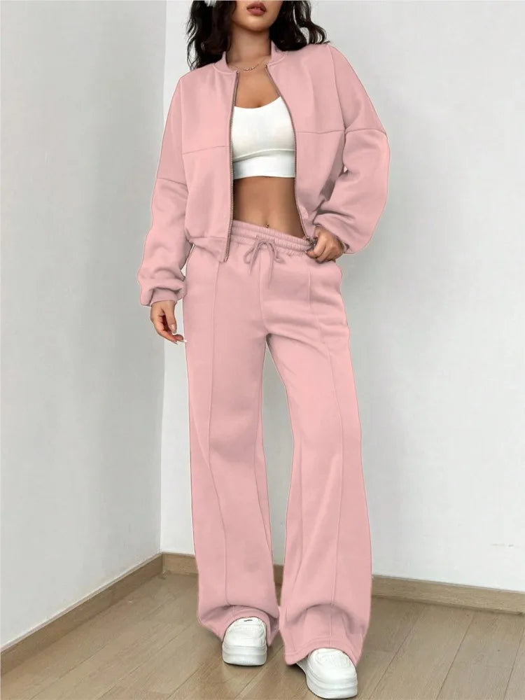 Elvara Zip Lounge Set - vetitus -