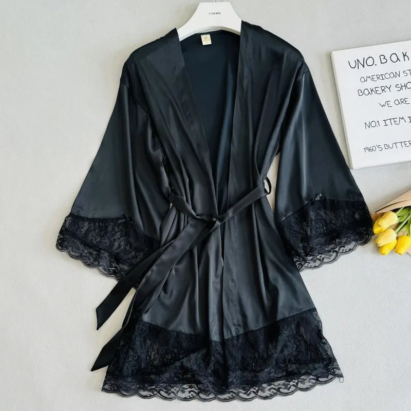 Élan Lace Bridal Robe - vetitus -