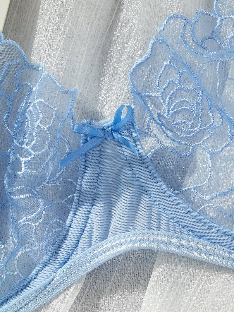Aurelle Sheer Lace Set