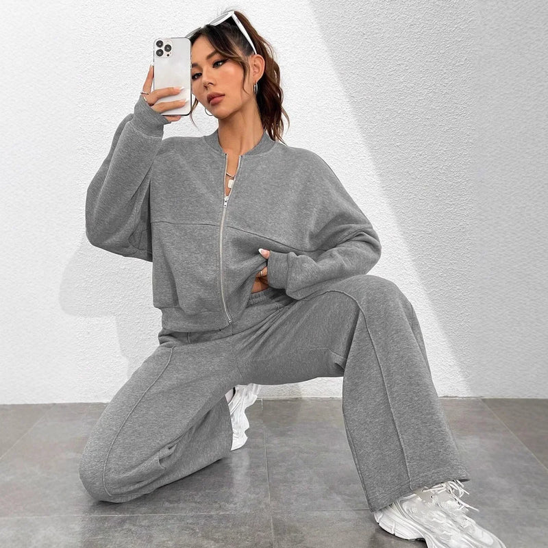 Serana Zip Lounge Set - vetitus -