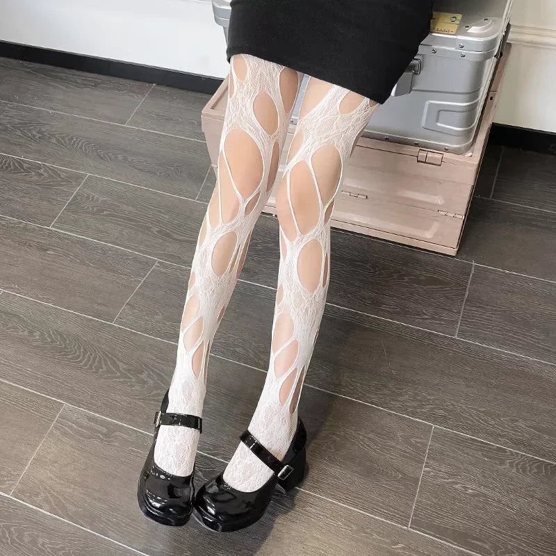 Rogue Lace Tights - vetitus -