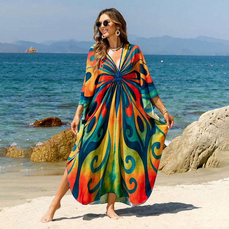 Aurora Wave Kaftan - vetitus -
