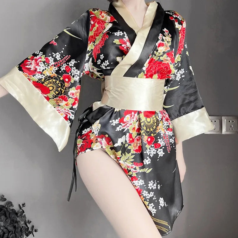 Kaida Floral Kimono Dress - vetitus -