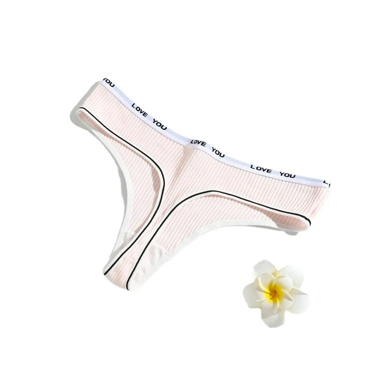 Arden Ribbed Thong - vetitus -