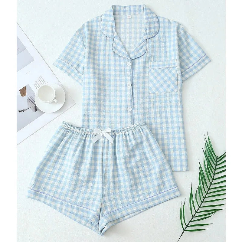 Roselle Gingham Pyjama Set