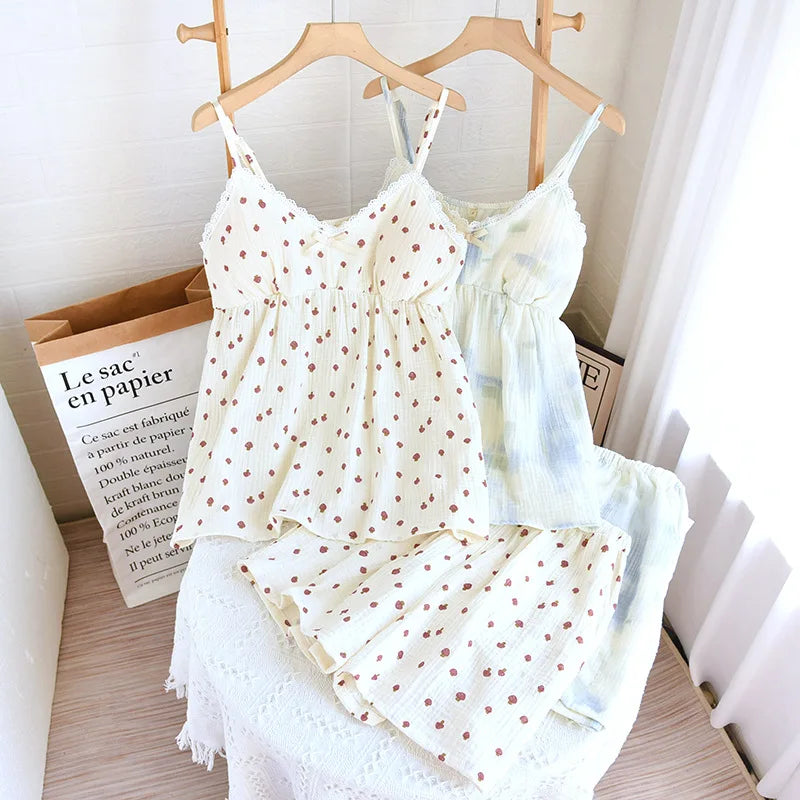 Willow Blossom Cotton Pyjama Set