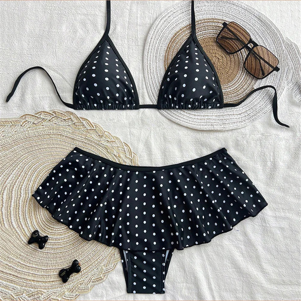 Riviera Polka Bikini Set