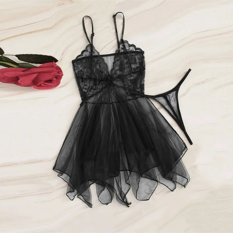 Aurelle Lace Babydoll - vetitus -