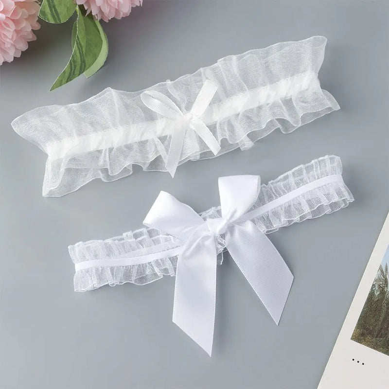 Velour Bow Garter - vetitus -