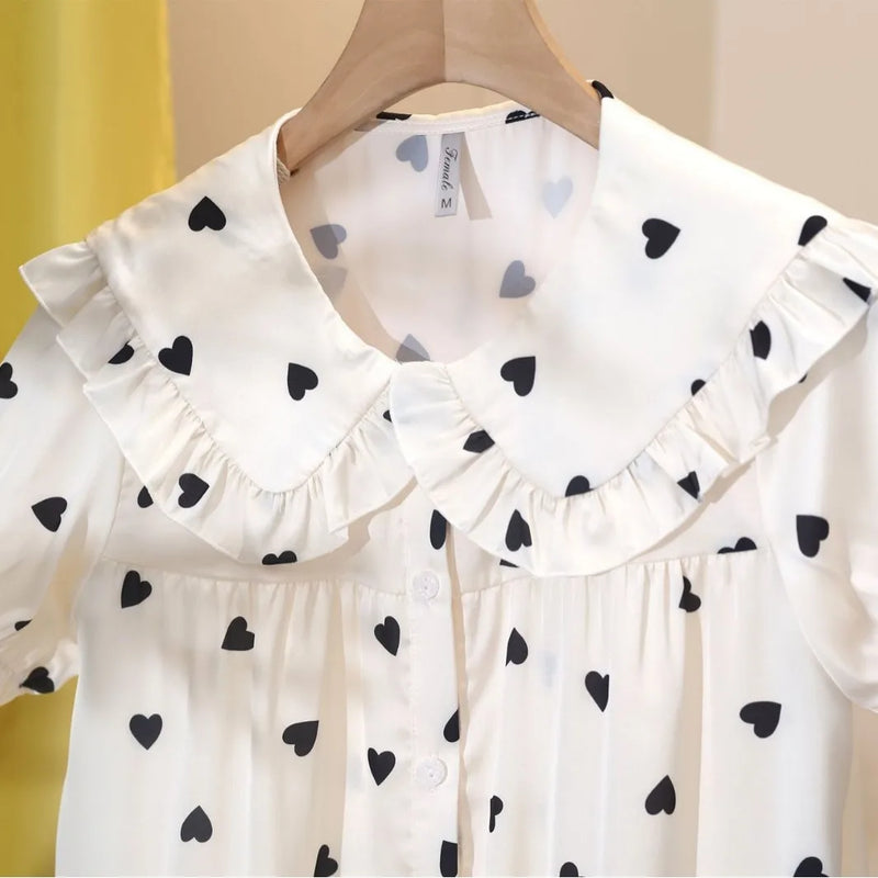 Amorette Heart Pyjama Set