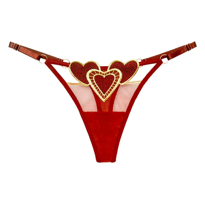 Valina Heart Thong - vetitus -