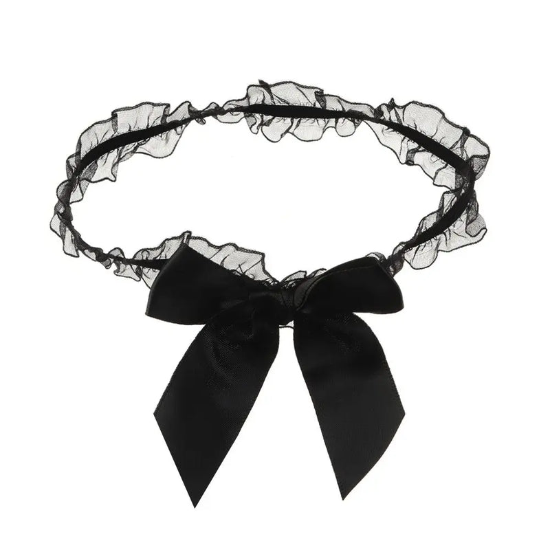 Velour Bow Garter - vetitus -