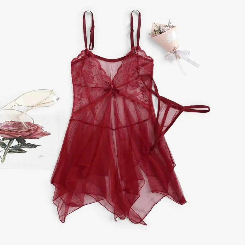 Aurelle Lace Babydoll - vetitus -