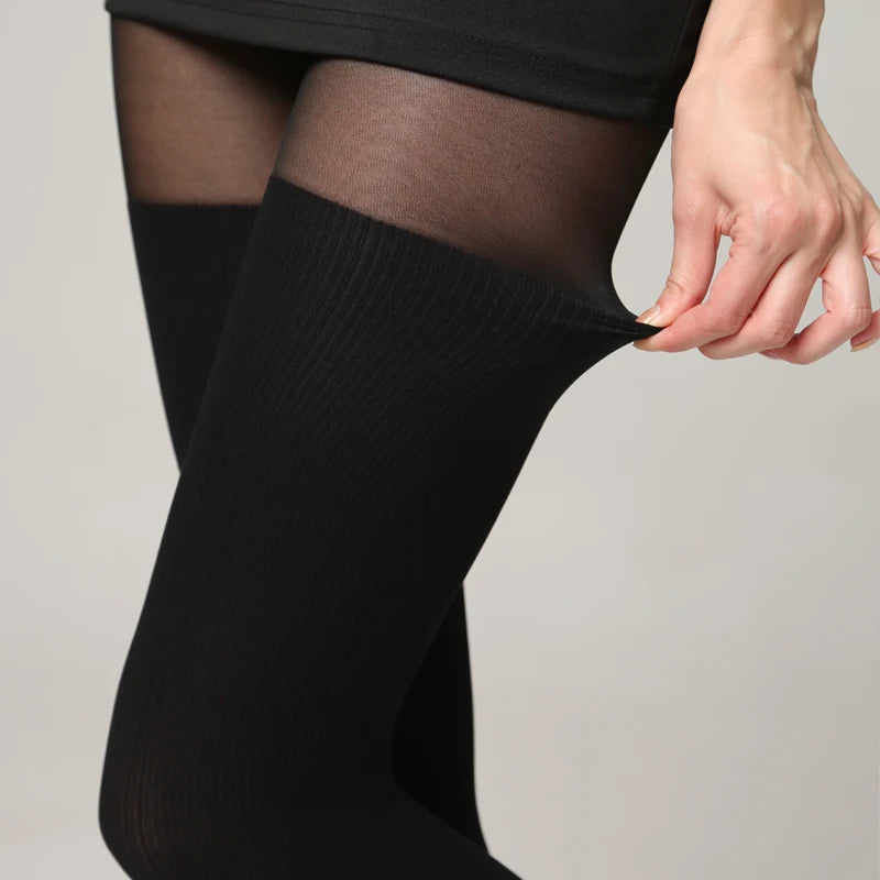 Noir Illusion Tights - vetitus -