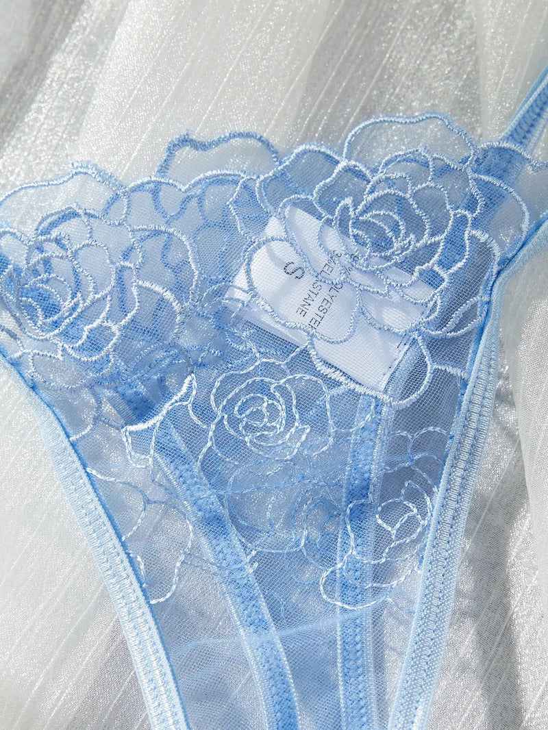 Aurelle Sheer Lace Set