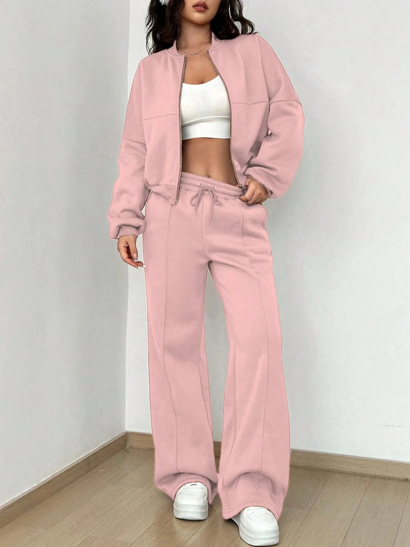 Elvara Zip Lounge Set - vetitus -