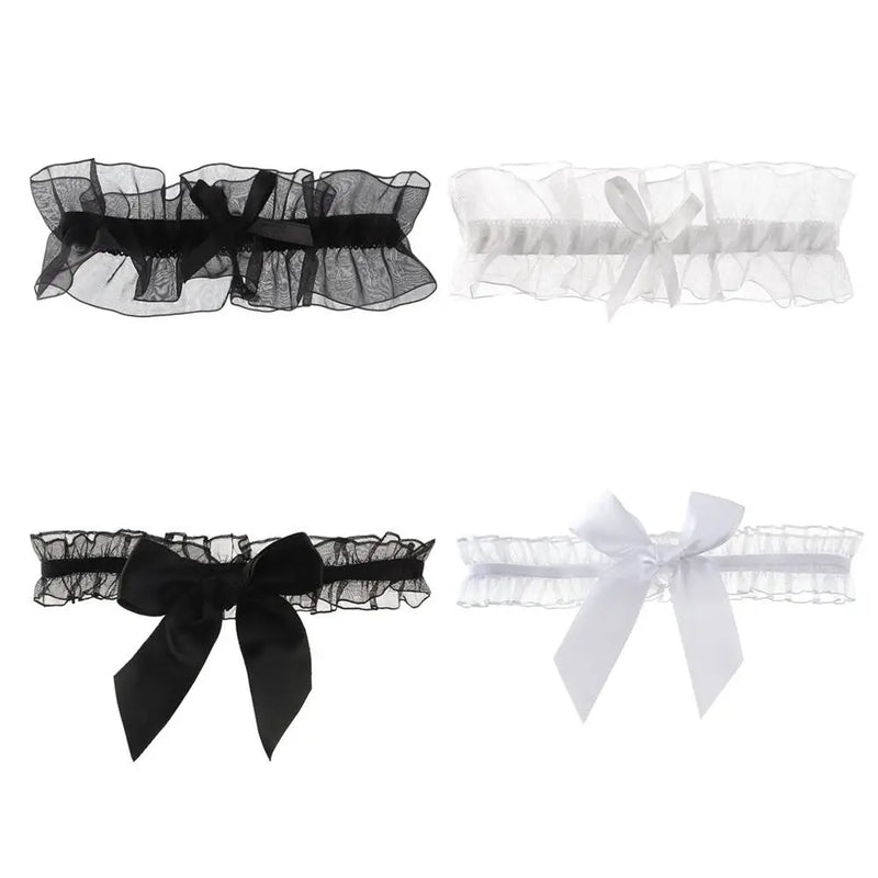 Velour Bow Garter - vetitus -