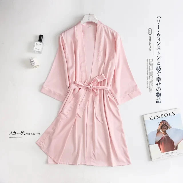 Seraphine Bridal Satin Robe - vetitus -