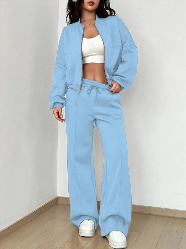 Elvara Zip Lounge Set - vetitus -