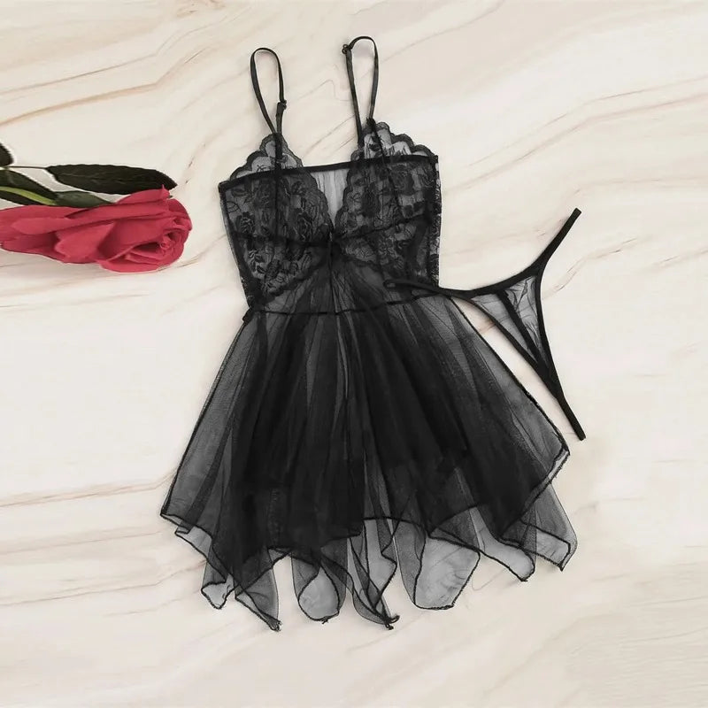 Aurelle Lace Babydoll - vetitus -