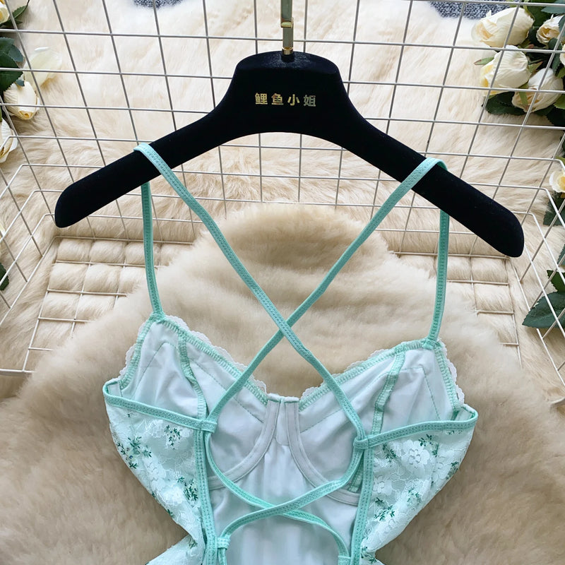 Liora Lace Corset Bodysuit