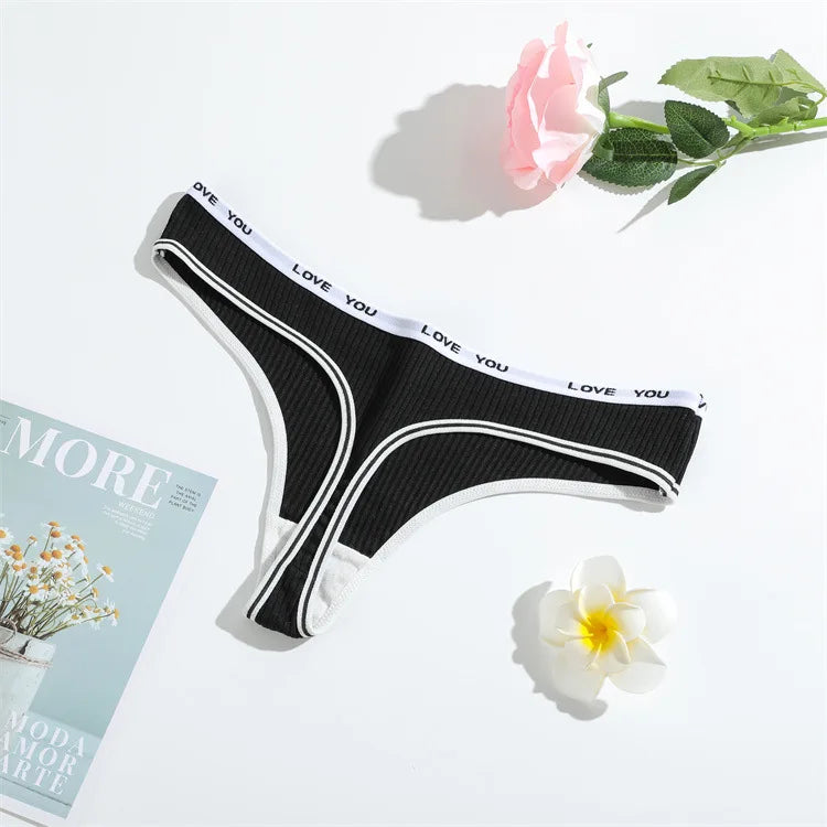 Arden Ribbed Thong - vetitus -