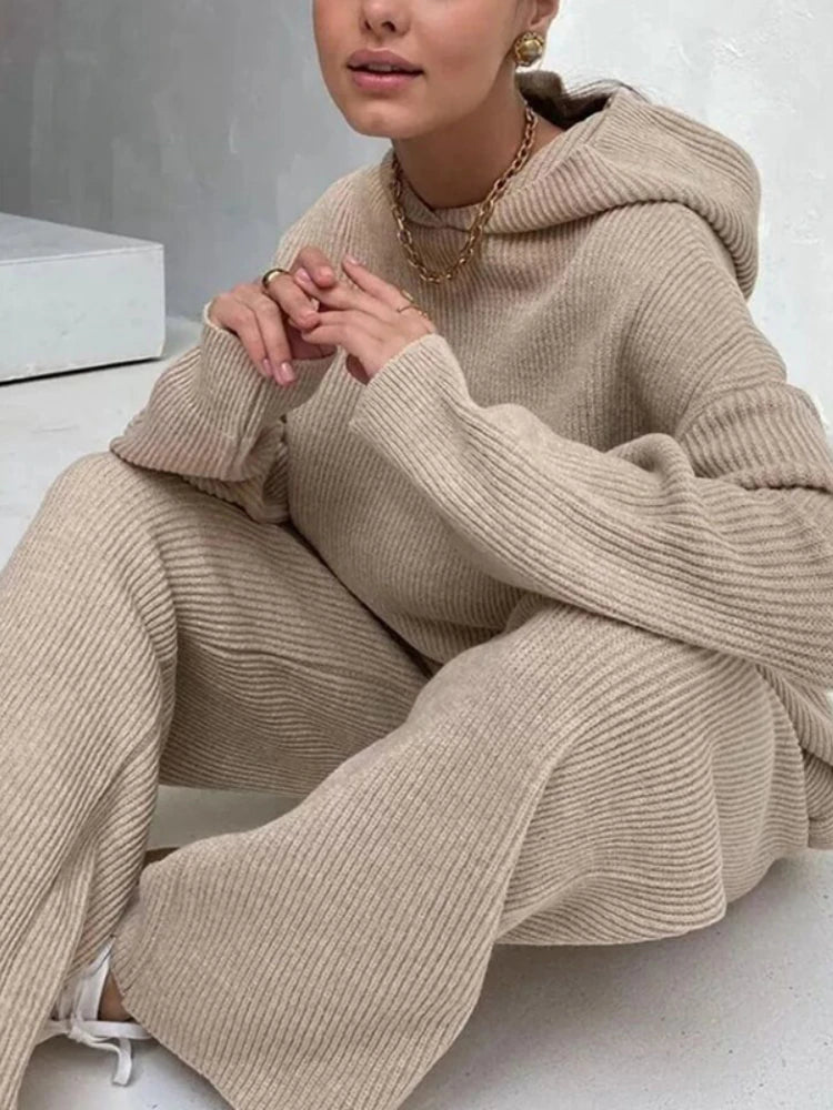 Serelle Knit Lounge Set - vetitus -