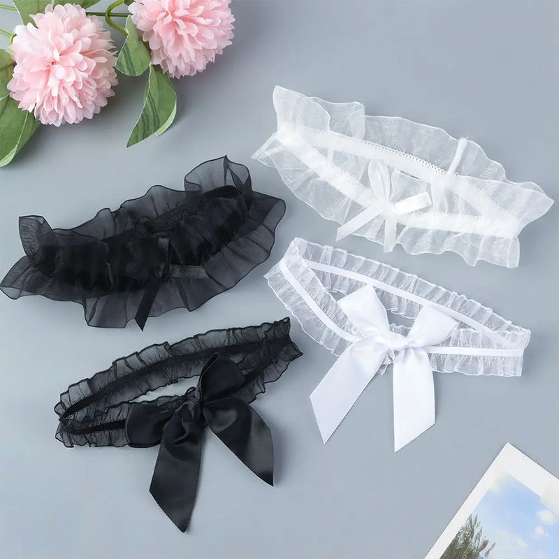 Velour Bow Garter - vetitus -