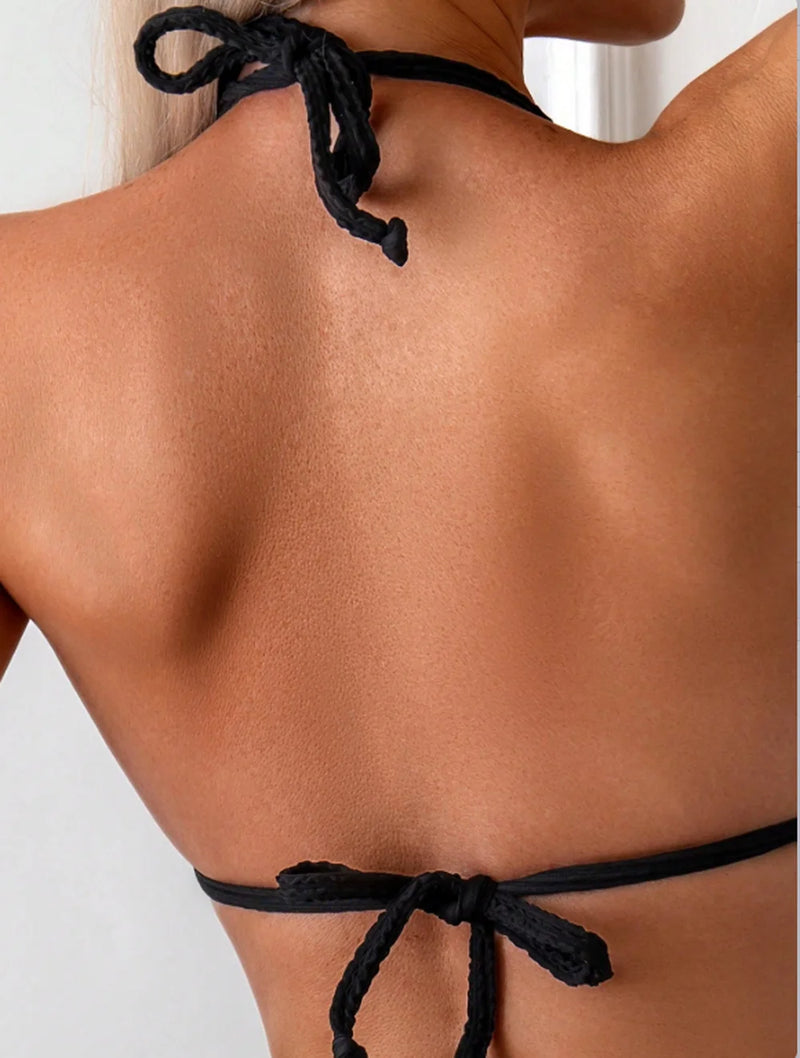 Noir Riviera Tie Bikini - vetitus -