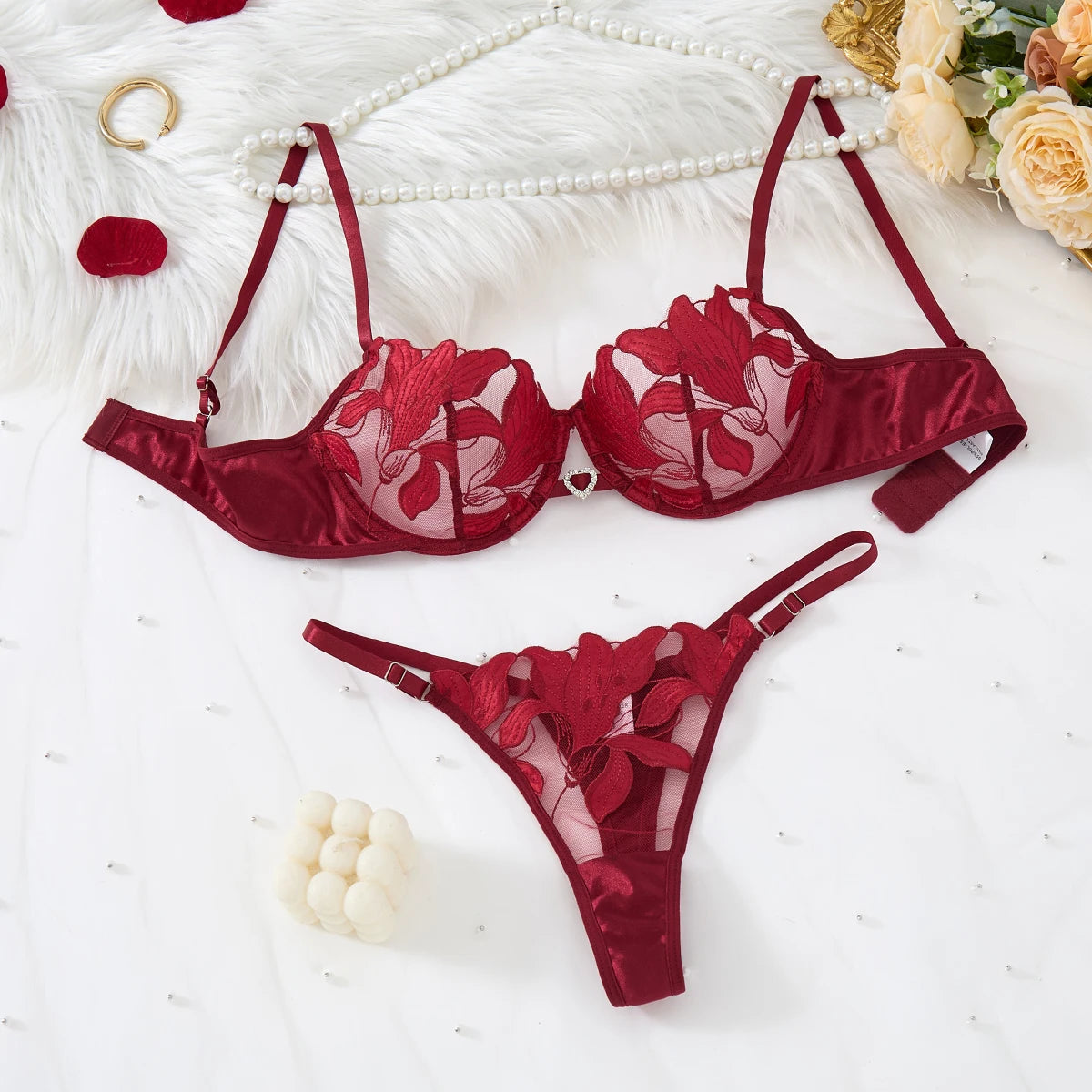 Valerra Embroidered Set