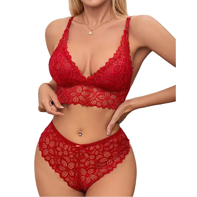 Eloria Lace Bralette Set - vetitus -