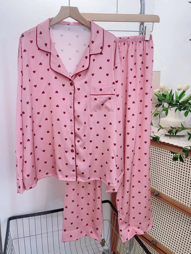 Amora Heart Pyjama Set