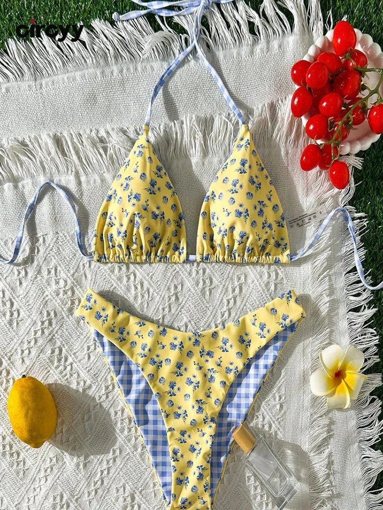 Capri Bloom Bikini Set