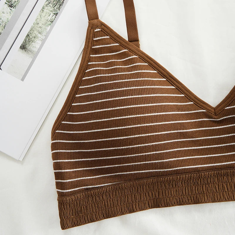 Sienna Stripe Bralette Set