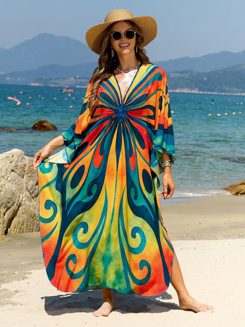 Aurora Wave Kaftan - vetitus -