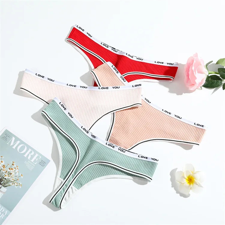 Arden Ribbed Thong - vetitus -