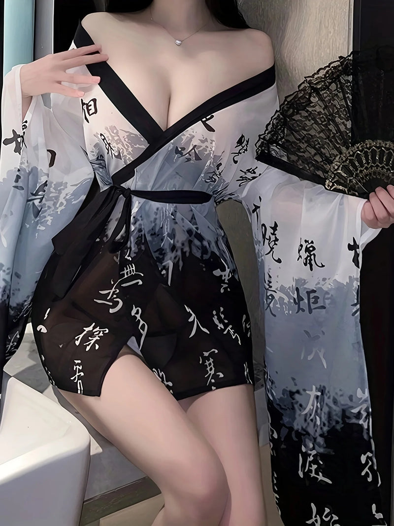Sakura Mist Kimono Robe - vetitus -