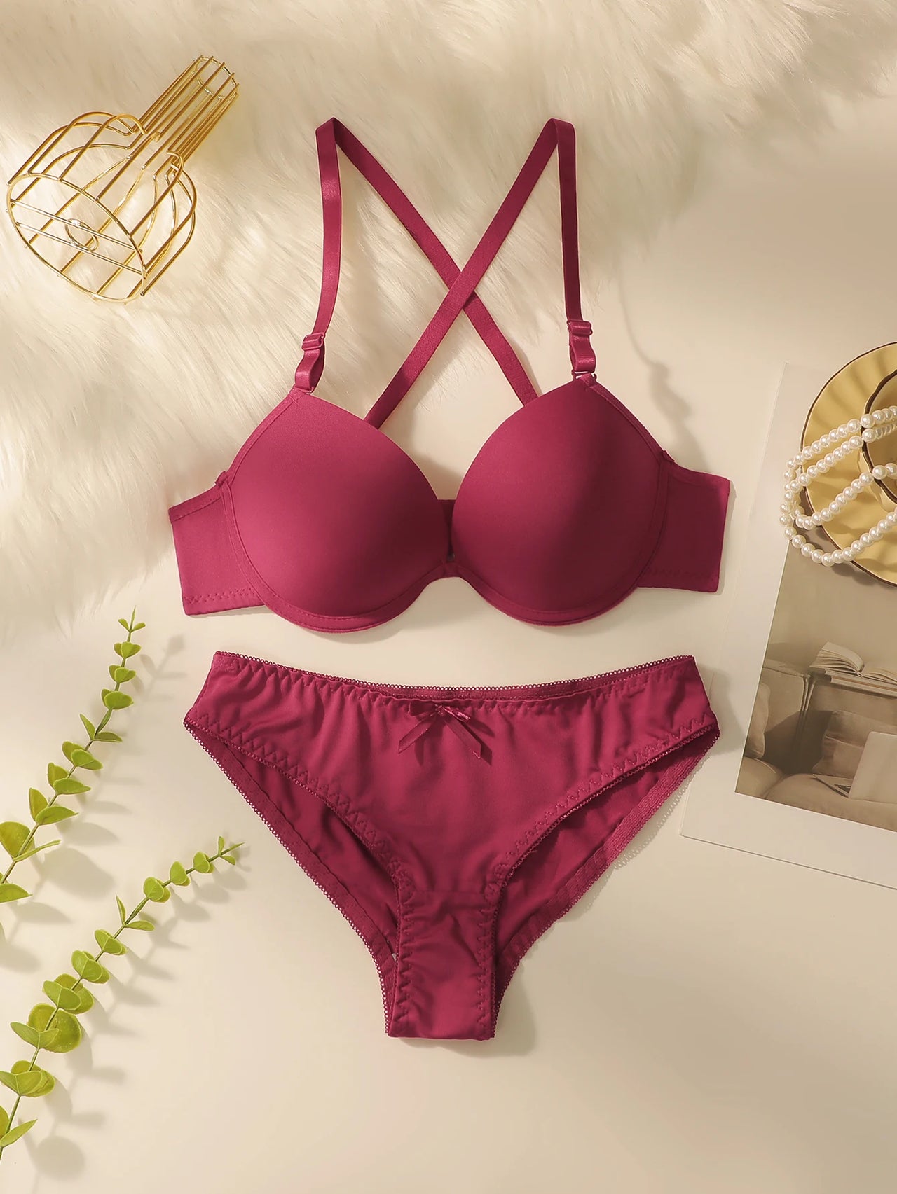 Valora Crossback Bra Set