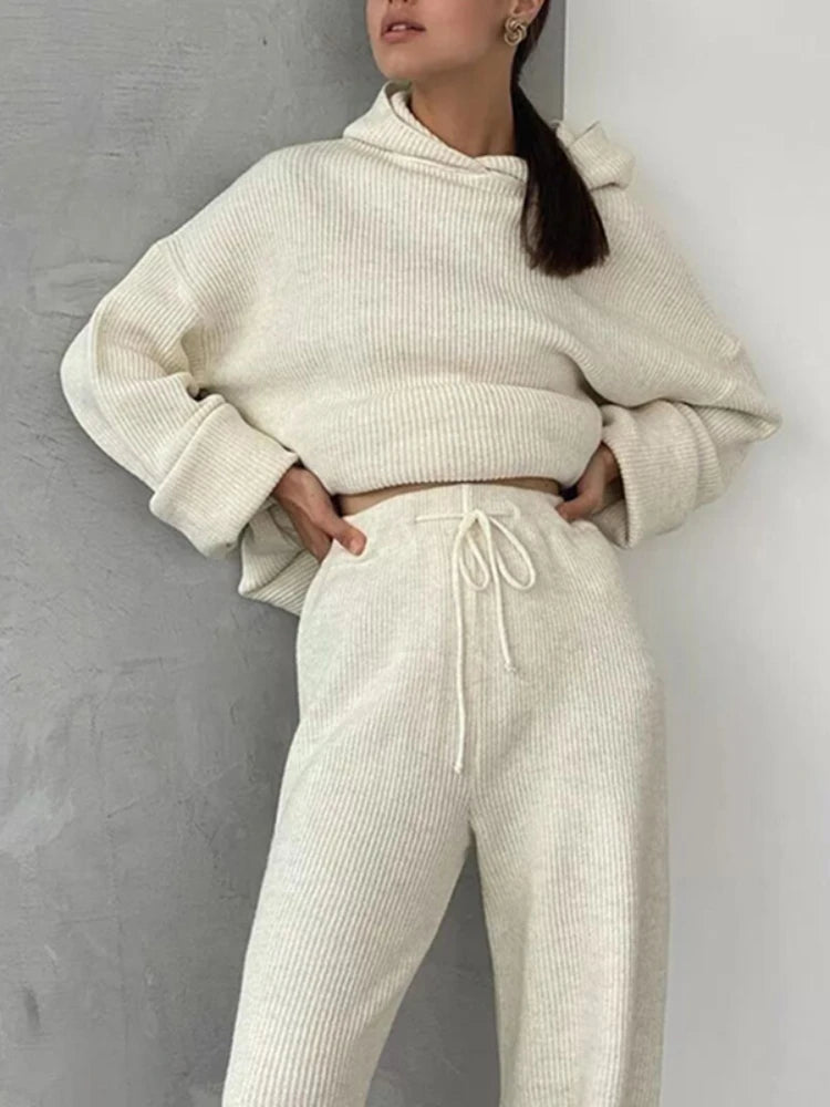 Serelle Knit Lounge Set - vetitus -
