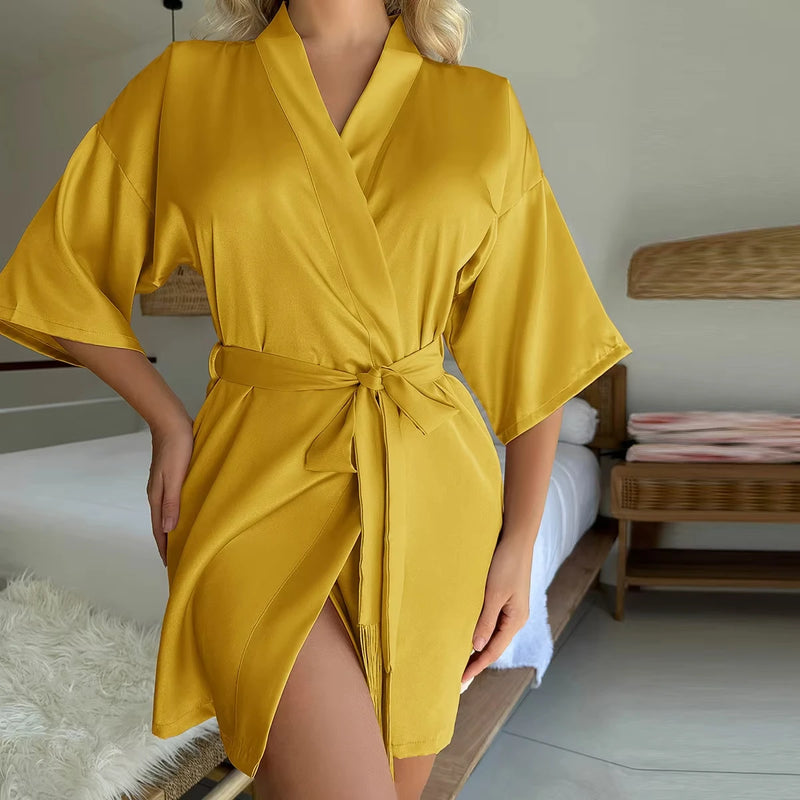 Sorelle Satin Robe - vetitus -